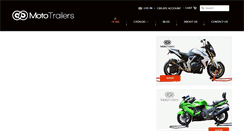 Desktop Screenshot of moto-trailers.com